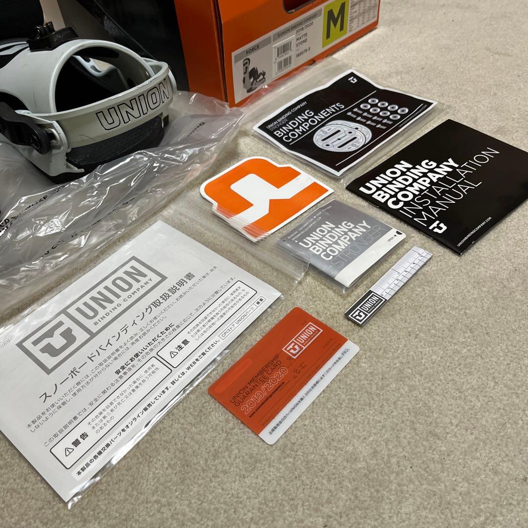 【希少色】【Mサイズ】UNION FORCE スノーボードビンディング