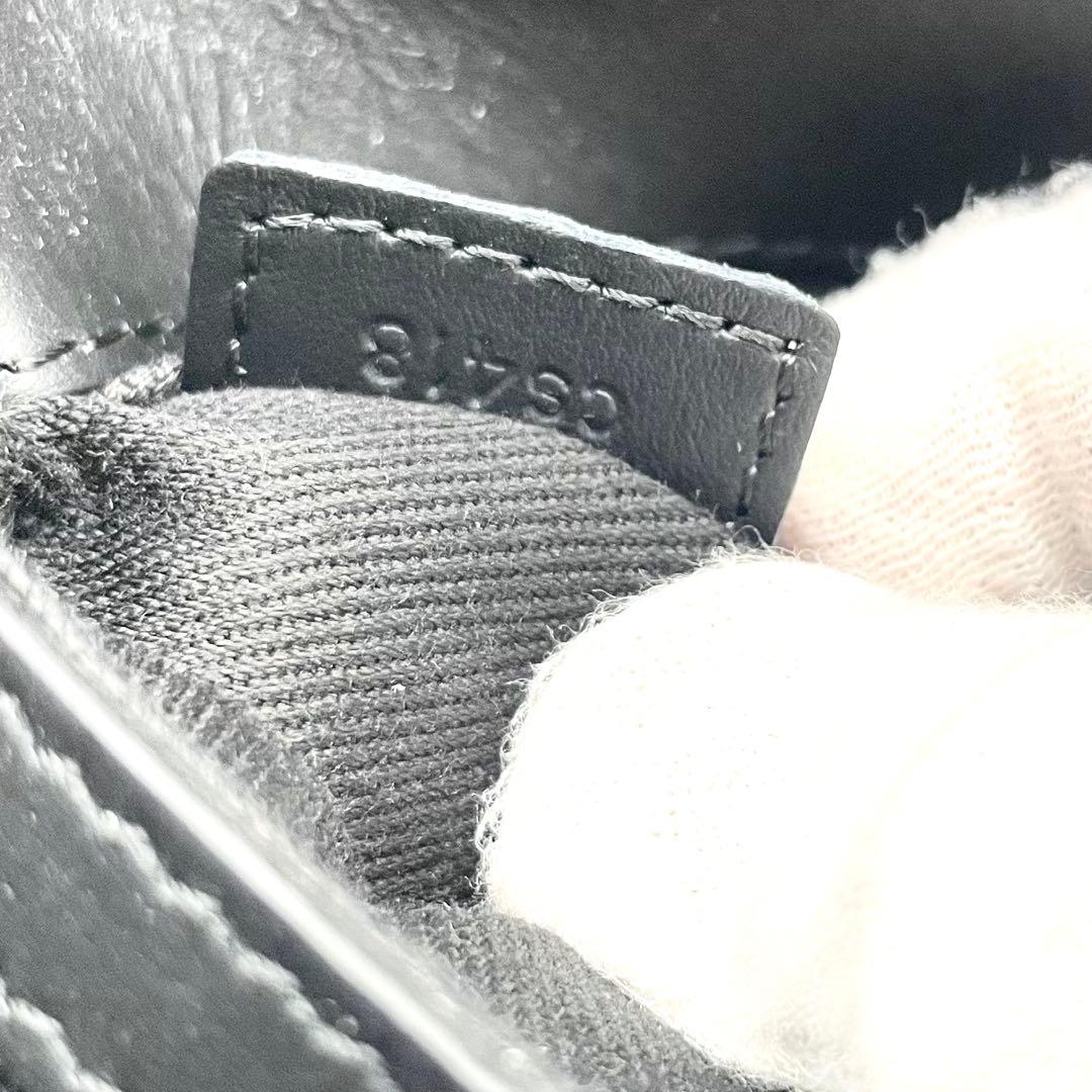 【未使用級】ダンヒル エンジンターン メッセンジャーバッグ PVC レザー 黒