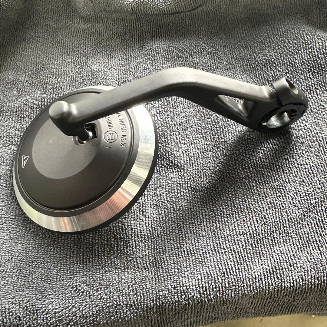 バイクミラー ブラック 円形