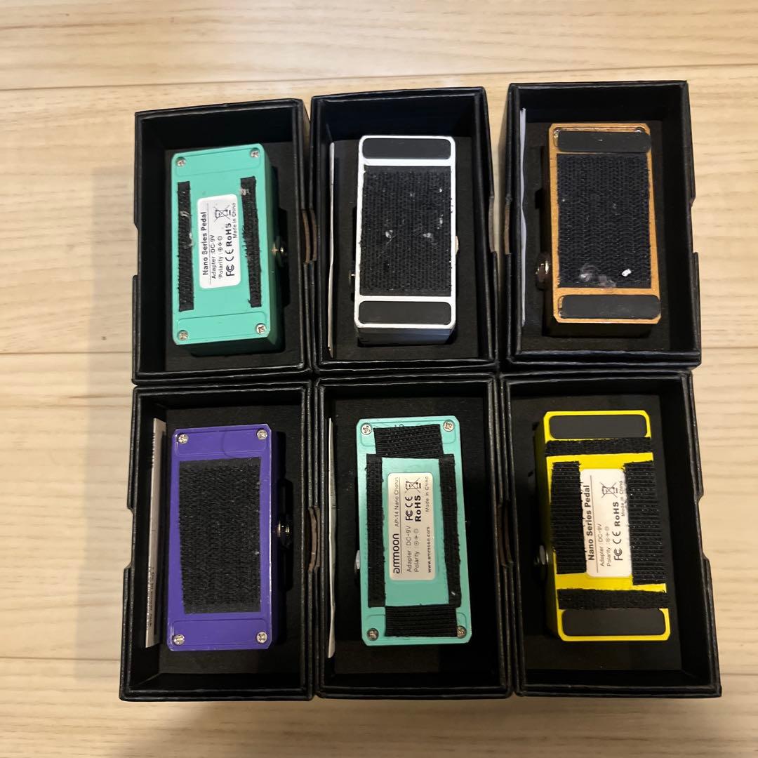 泣く泣く手放し価格　明日まで ナノサイズギターエフェクターセット 6種類