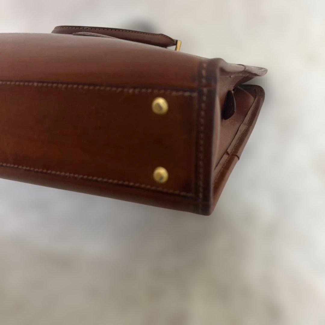 大峡製鞄　おおばせいほう　ビジネスバッグ　ブリーフケース　A4収納可能　ブラウン