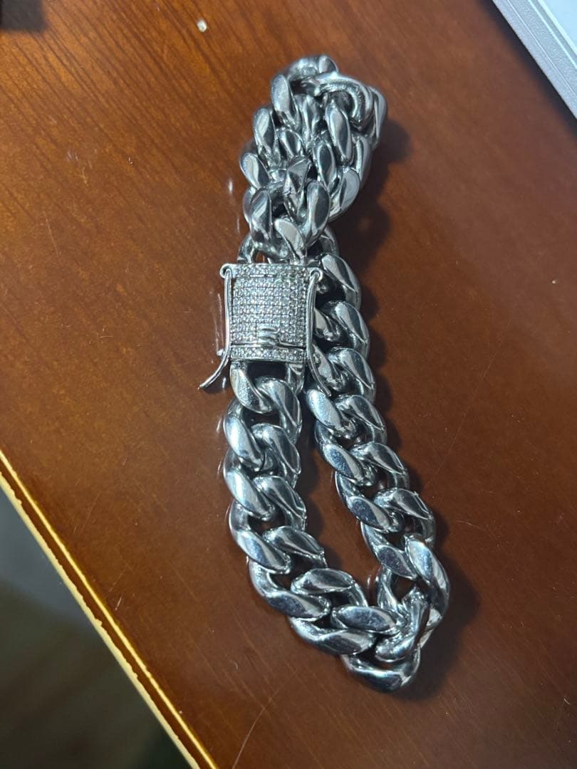 シルバー925 マイアミ ブレスレット14kGF AVALANCHE 喜平