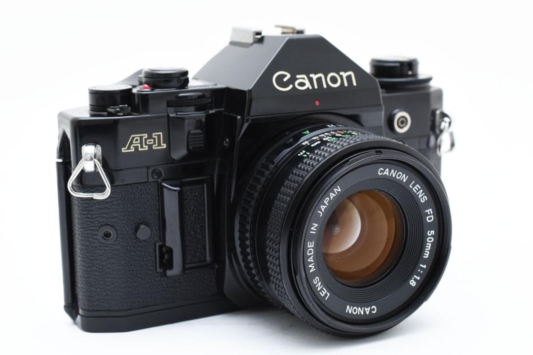 フィルムカメラ Canon A-1 Black + New FD 50mm f1.8