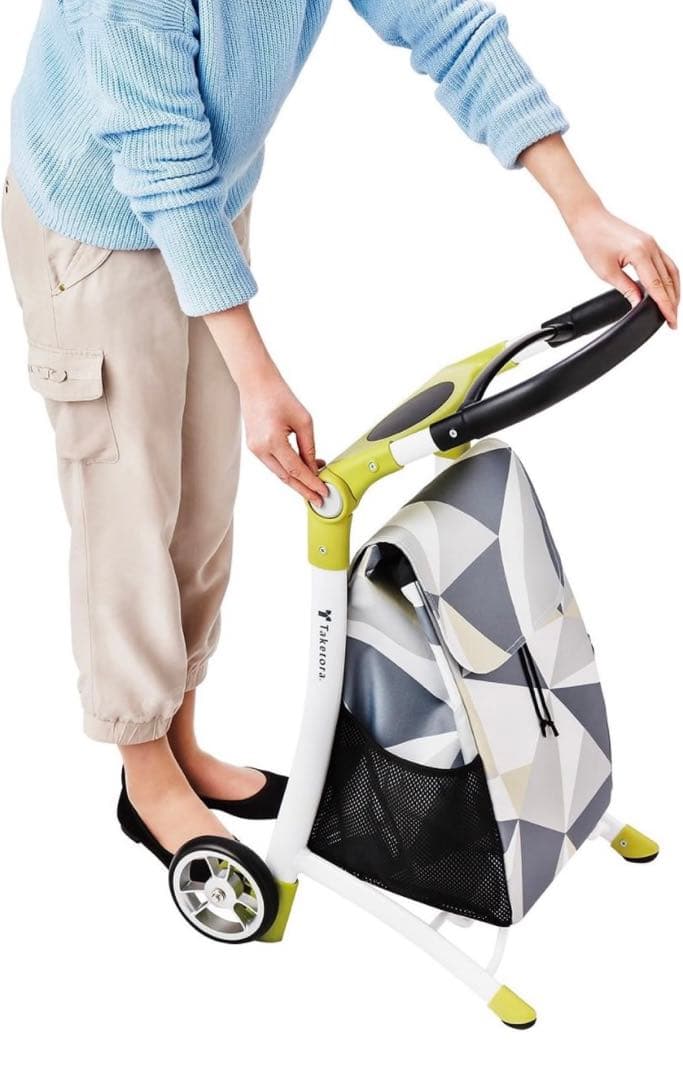 座れるオシャレカート★竹虎スマイルキャリー