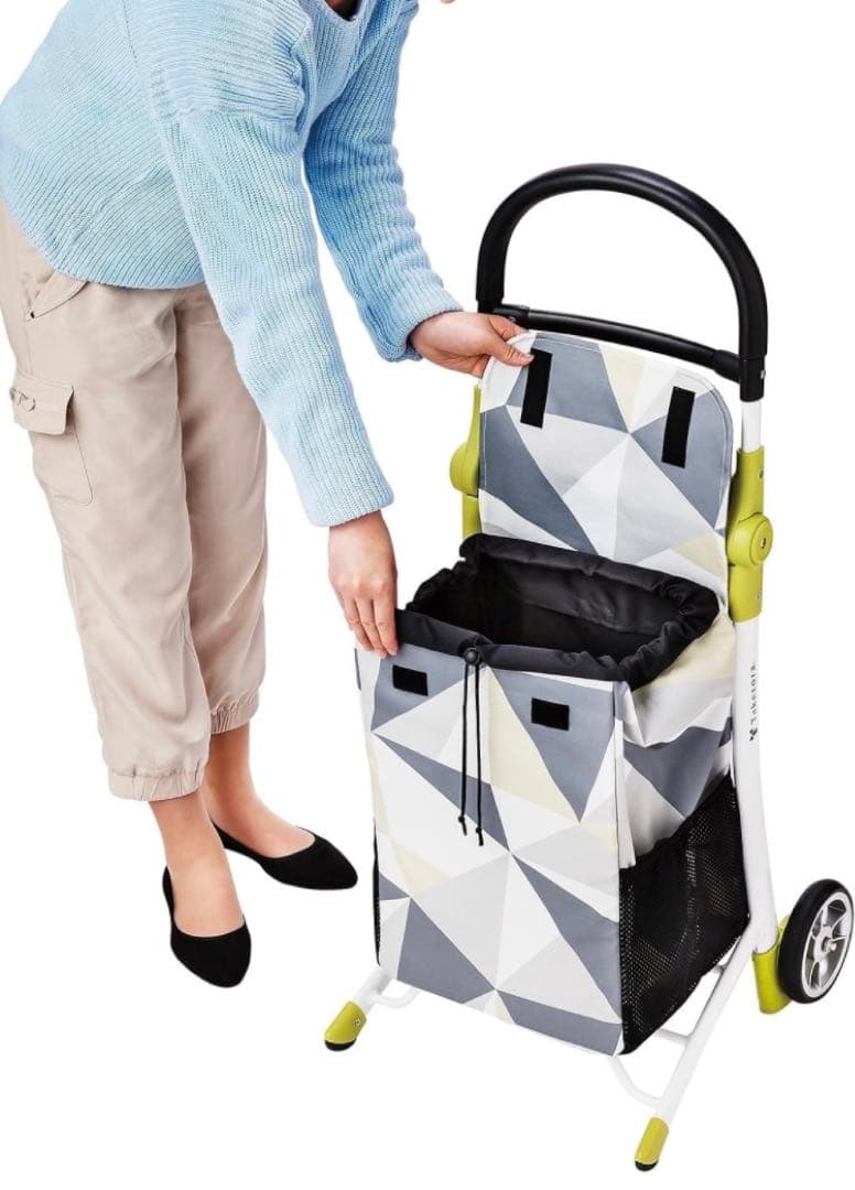 座れるオシャレカート★竹虎スマイルキャリー