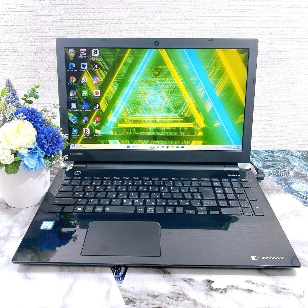 人気機種✨新品SSD✨カメラ・オフィス付✨薄型ノートパソコン Windows11