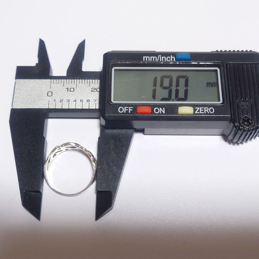 極美品 ティファニー リング トリプルラビングハート 12号 シルバー925