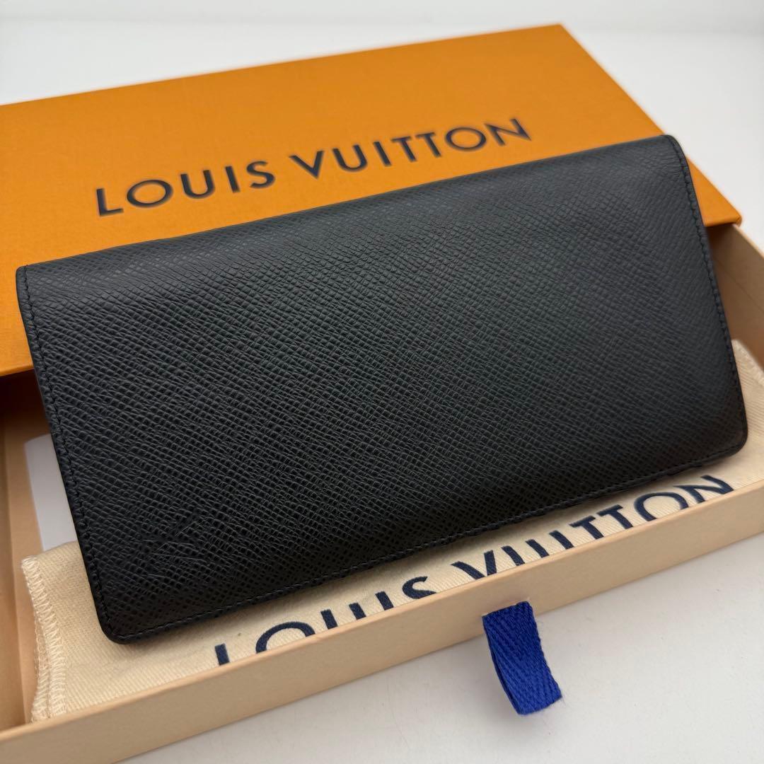 【極上美品】ルイヴィトン タイガ ポルトフォイユ ブラザ ノワール 黒 長財布