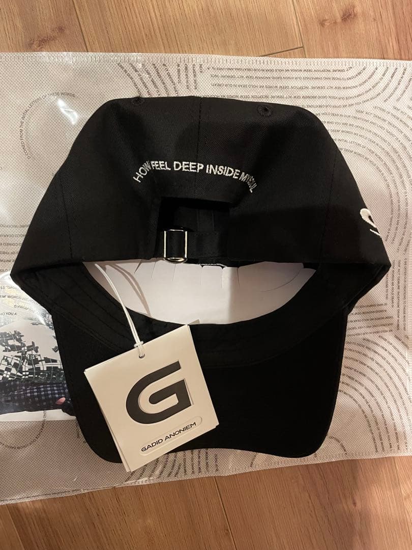 帽子 GADIDANONIEM JUDE/BLACK CAP