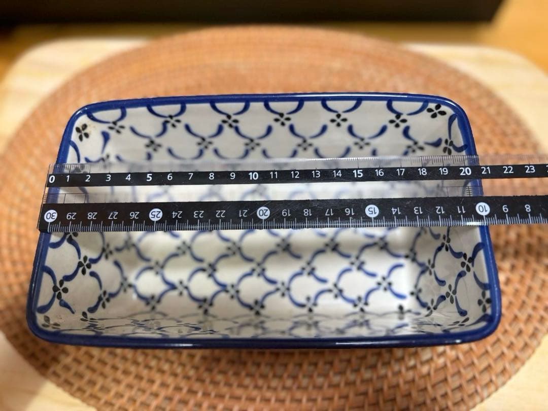 新品　ポーランド　ツェラミカ製　オーブンディッシュ 大　ポーリッシュポタリー　②