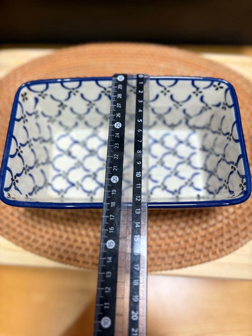 新品　ポーランド　ツェラミカ製　オーブンディッシュ 大　ポーリッシュポタリー　②