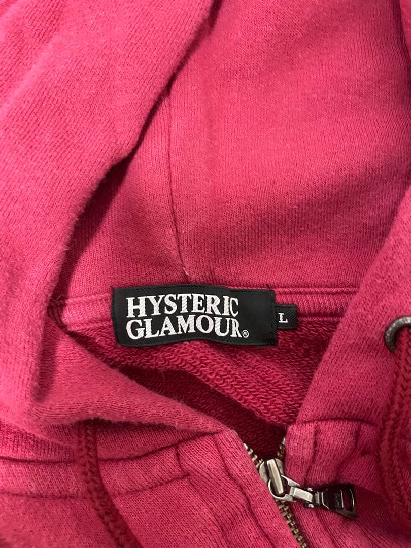 HYSTERIC GLAMOUR 赤 L パーカー！