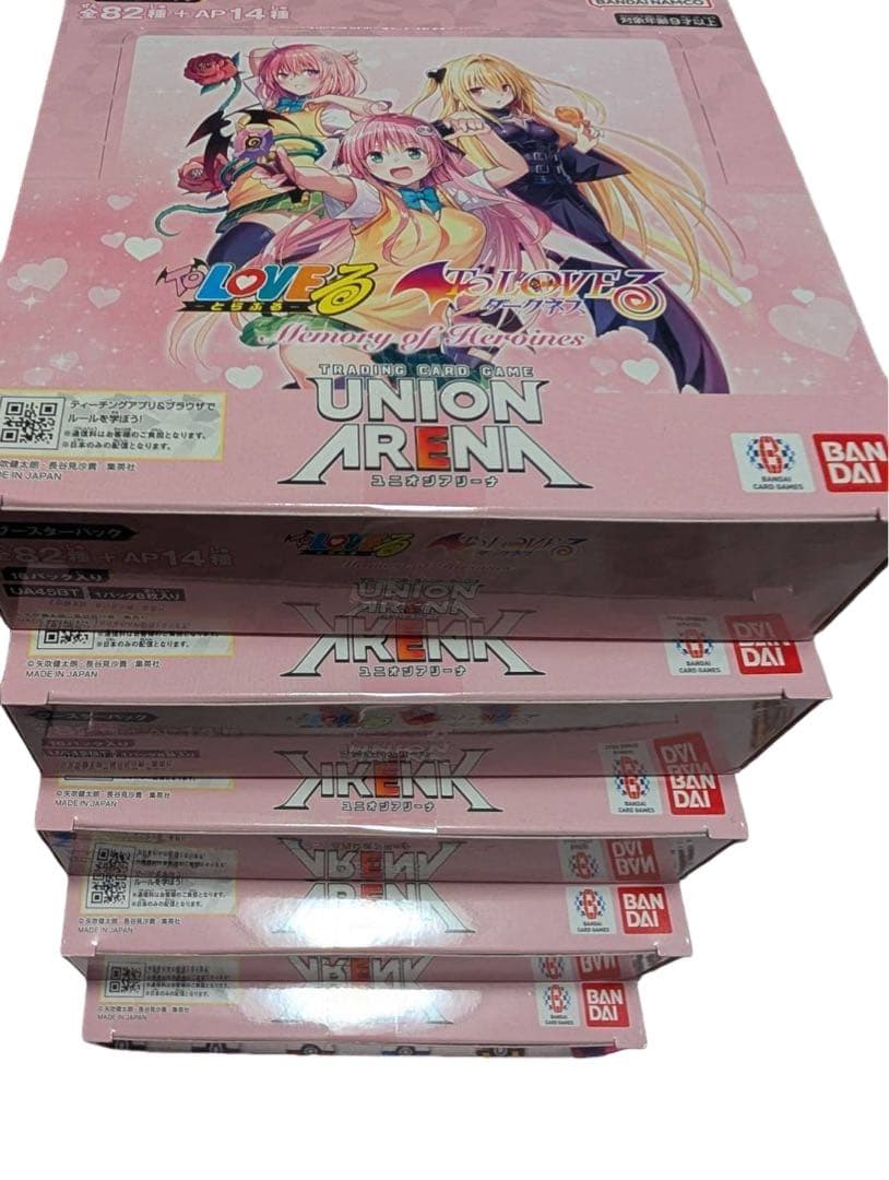 UNION ARENA ユニアリ ToLOVEる 未開封 5BOX