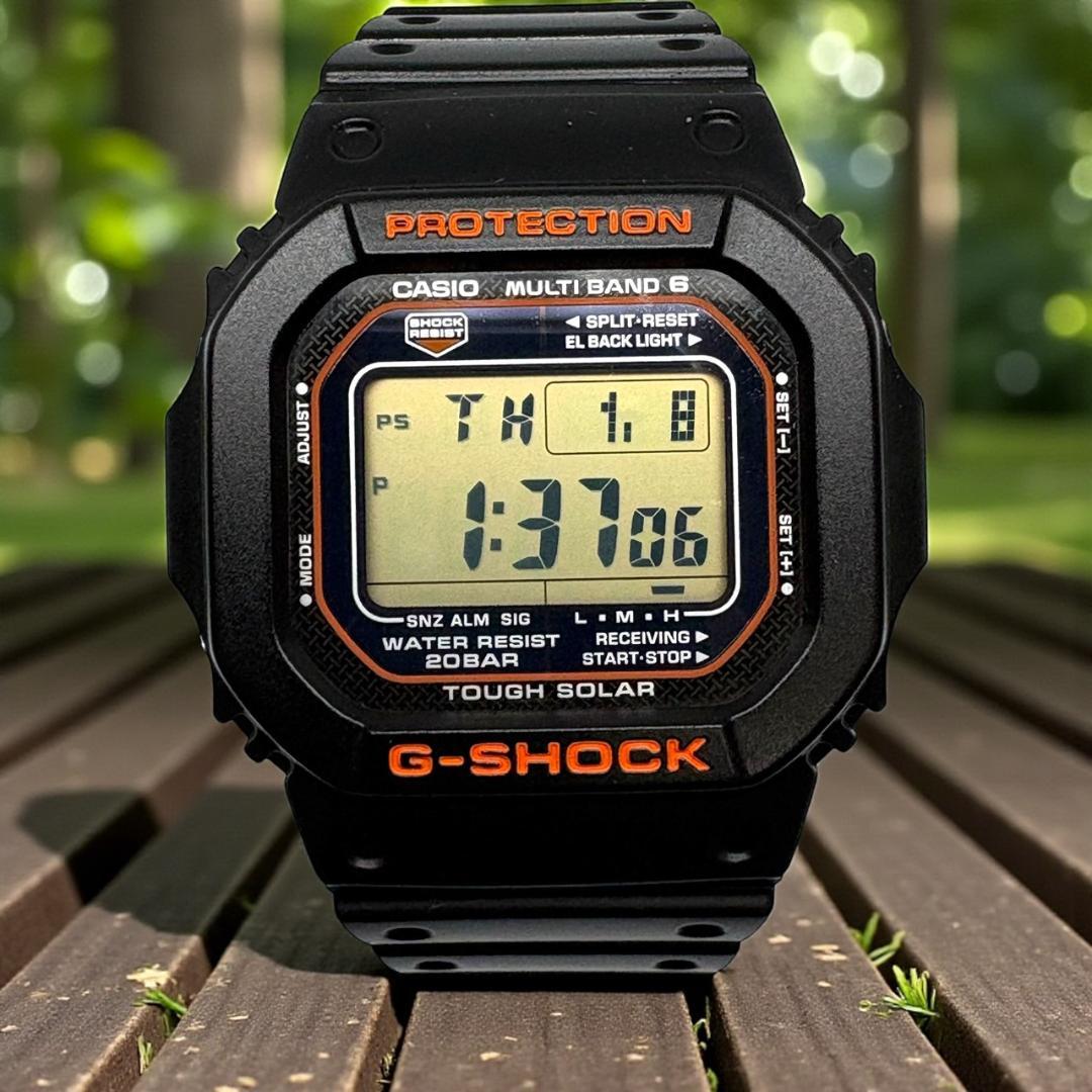 【2次電池交換済・美品】G-SHOCK　GW-M5610R　電波ソーラー　腕時計