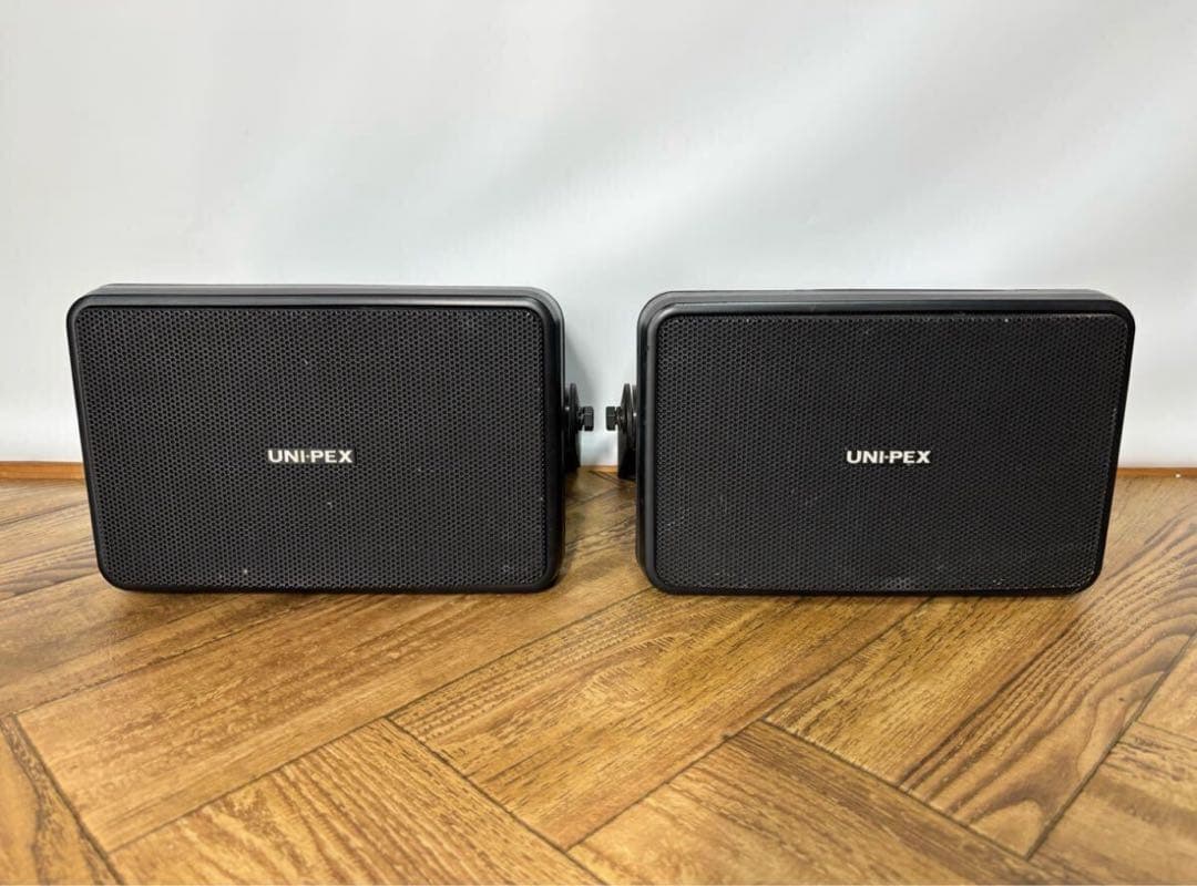 UNI-PEX ペアスピーカー 黒