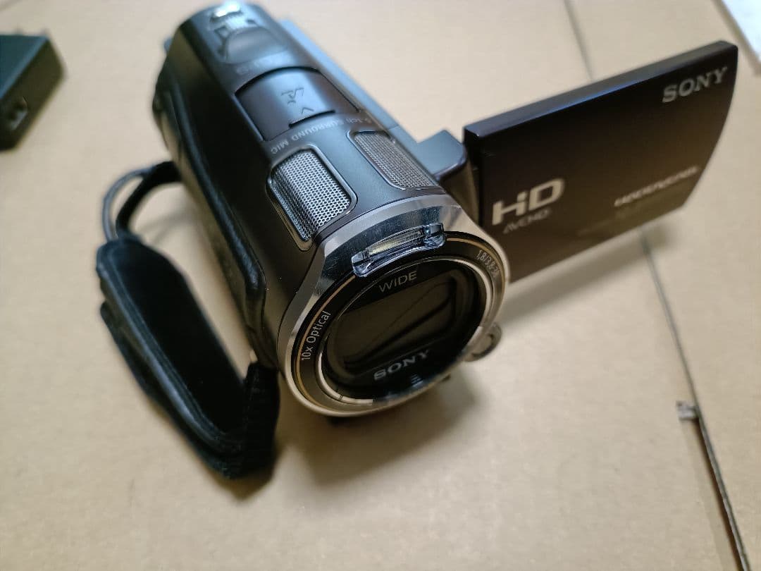 SONY HDR-CX405 ビデオカメラ本体 GP-VPT1三脚機能付グリップ