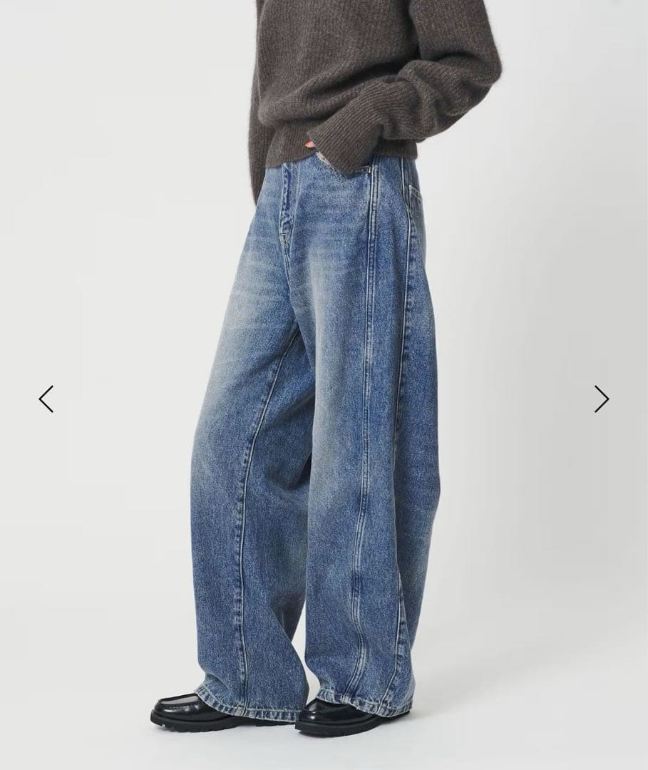 新品未使用　BEAUTY&YOUTH カーブデニム