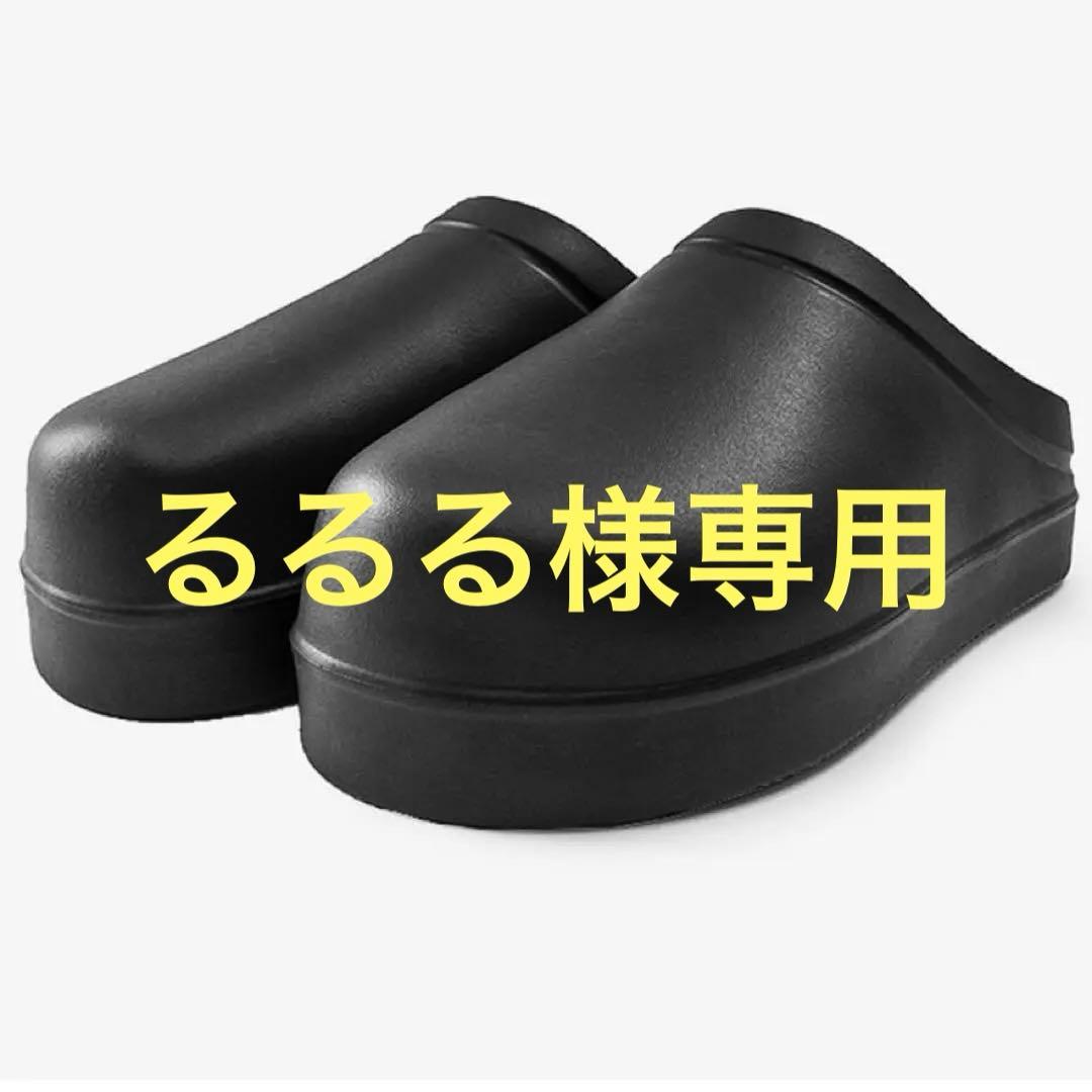 【1/2・18時まで当日発送】Racbaki イージーサボ　レディースMブラック