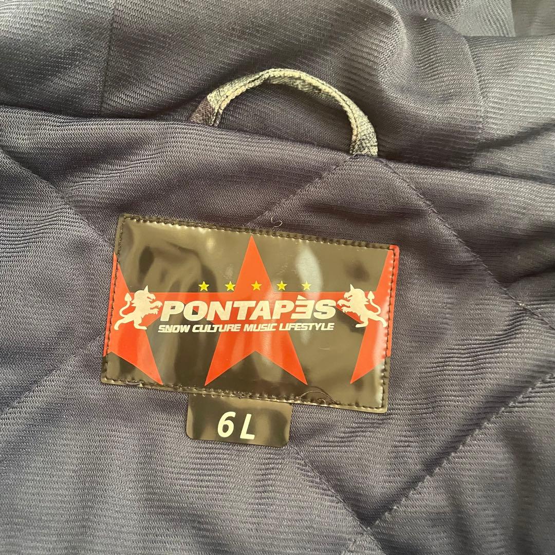 希少 大きいサイズ ポンタペス スキー スノボウェア 上下 メンズ6L