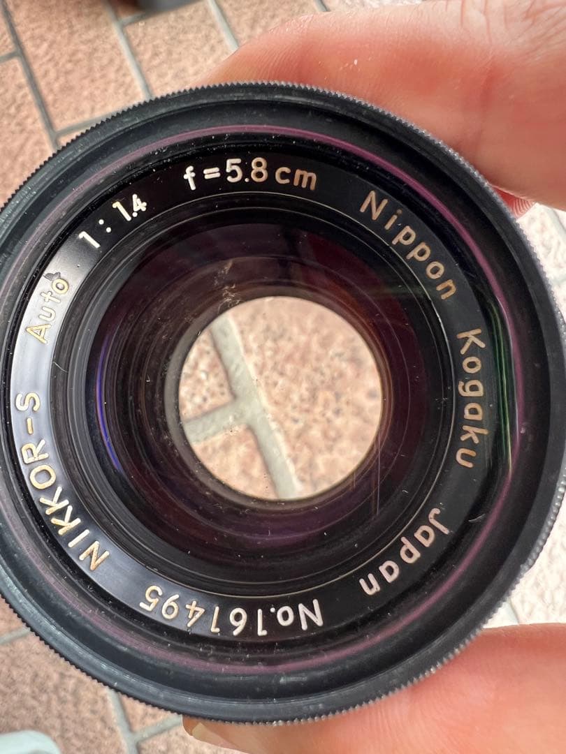 Nikon F フィルムカメラ、レンズセット中古品