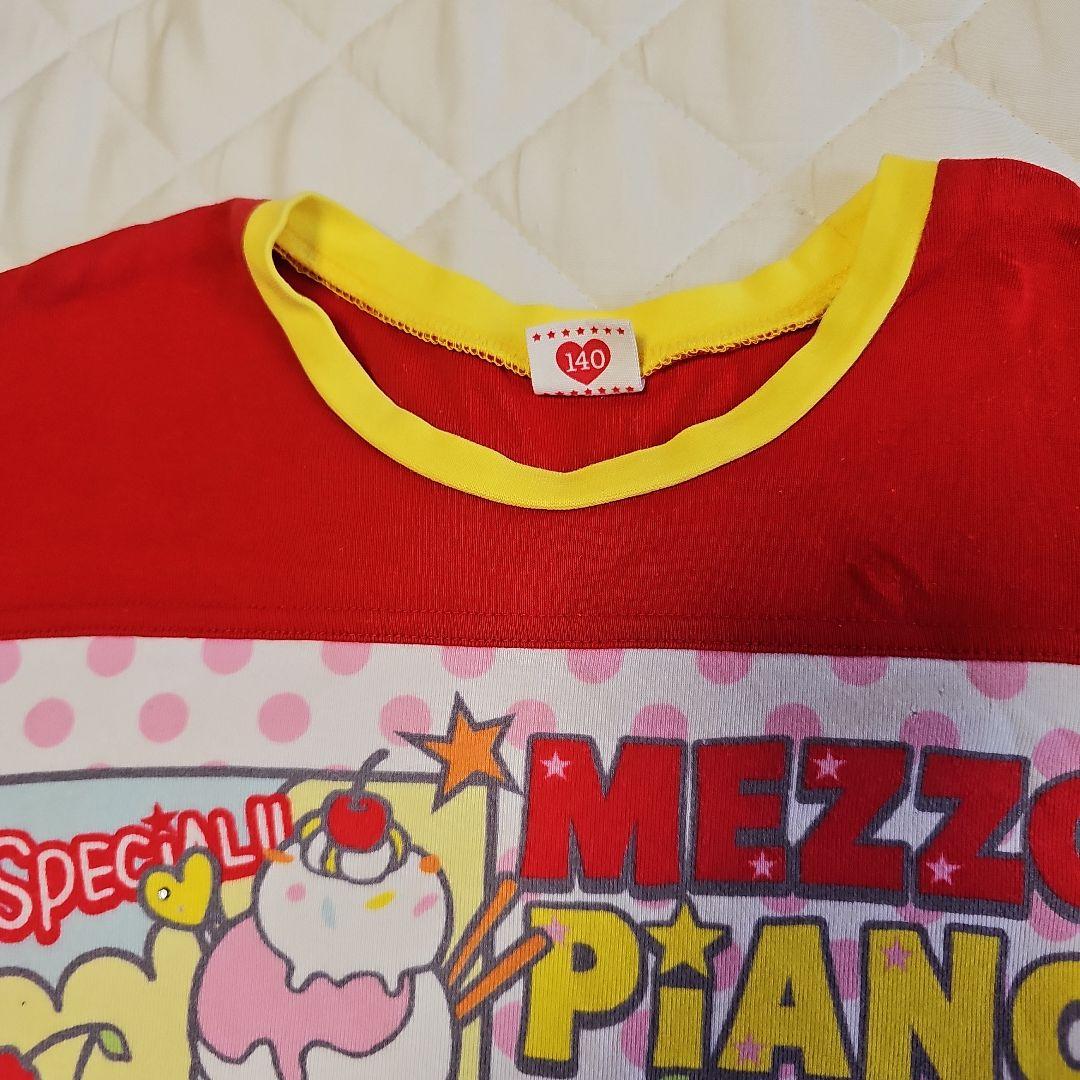 美品 メゾピアノ 140 平成レトロ 半袖Tシャツ ベリエ クッキング柄 Y2K