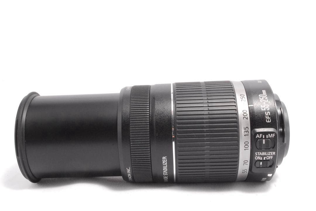 美品✨イベントに✨Canon EF-S 55-250mm IS 望遠レンズ