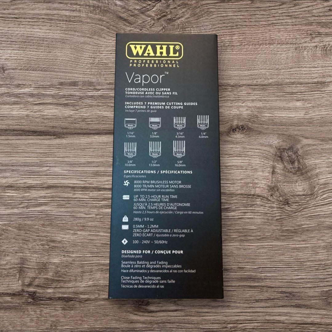 WAHL 5Star Vapor コードレスバリカン ウォール@=33k~6@