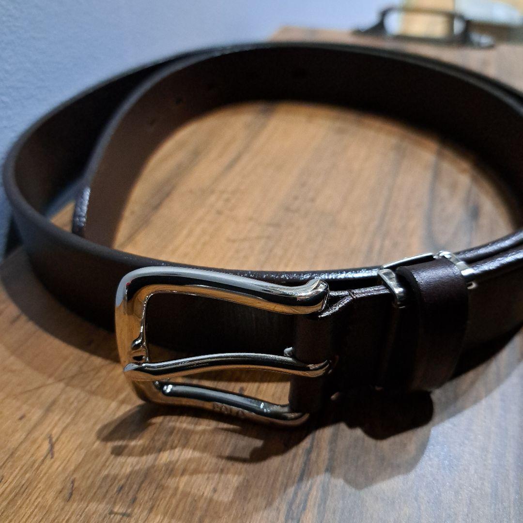 POLO RALPH LAUREN ダークブラウン ベルト