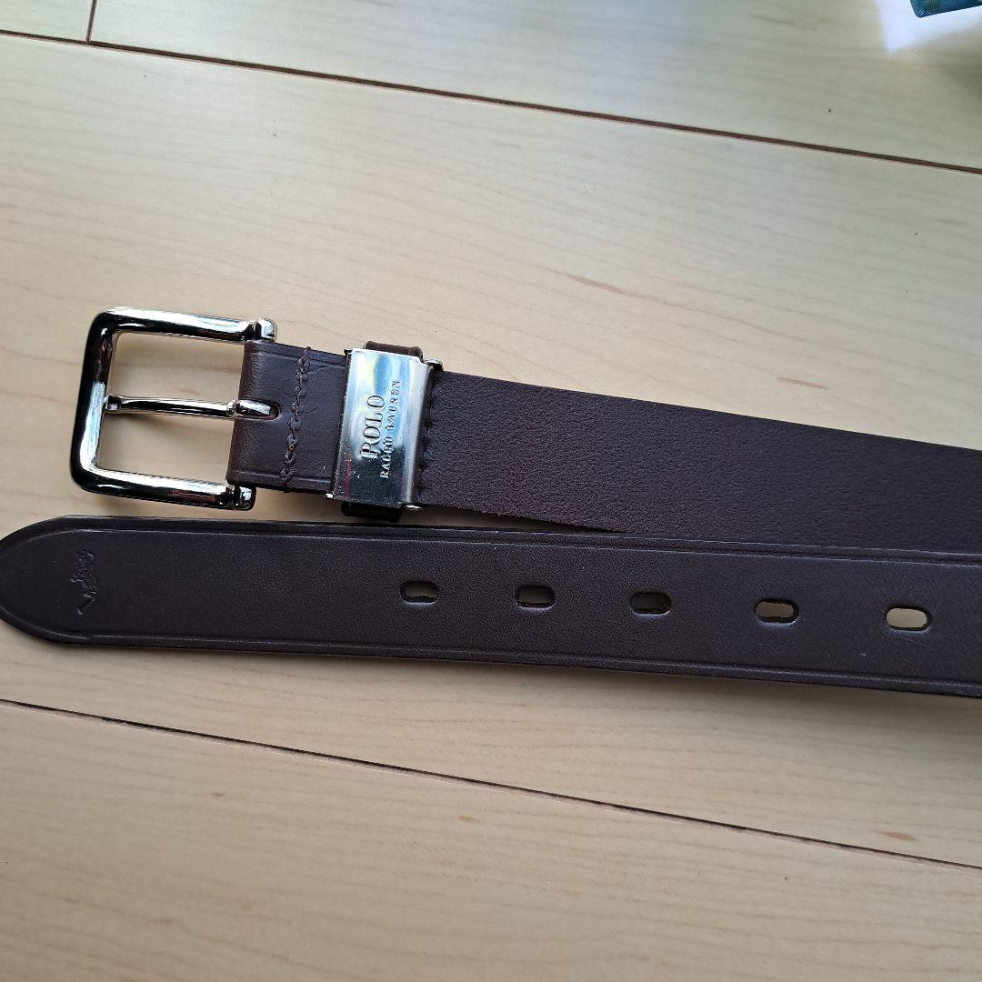 POLO RALPH LAUREN ダークブラウン ベルト