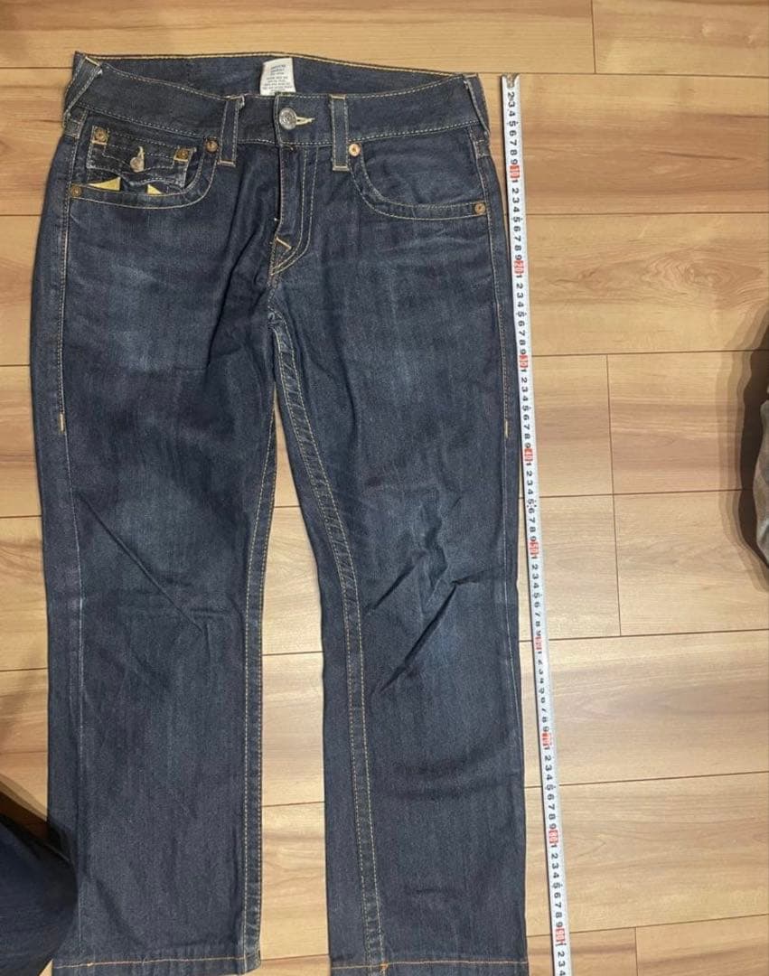 正規品True Religion ストレートデニム スケーター swag