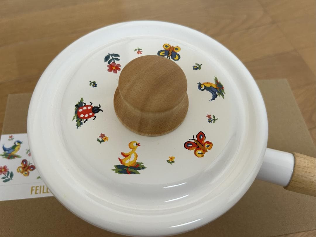 【新品未使用】フェイラー ハイジ ホーローミルクパン