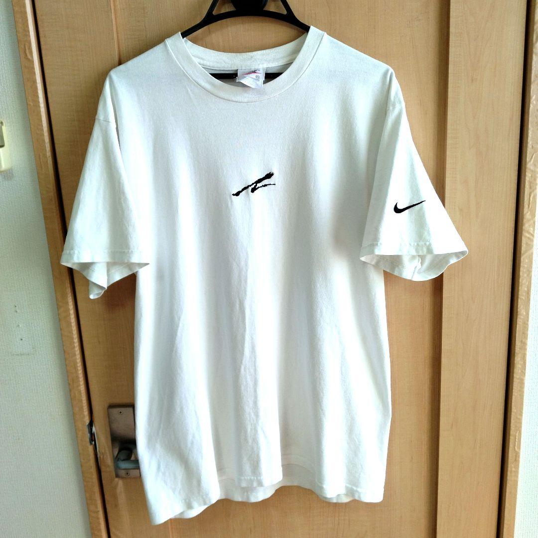 ナイキアンドレ・アガシ90sビンテージ ホワイト TシャツMadein USA