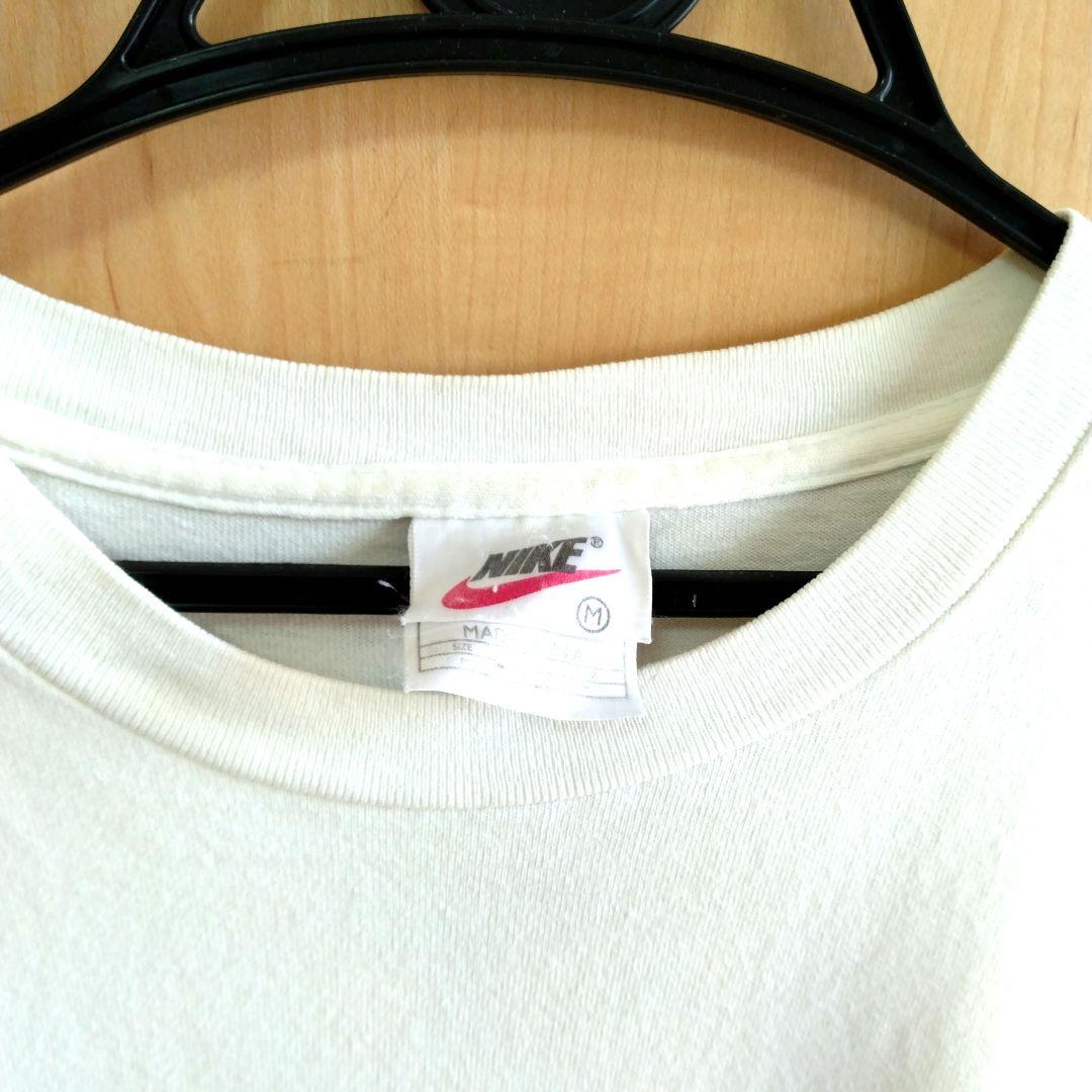 ナイキアンドレ・アガシ90sビンテージ ホワイト TシャツMadein USA