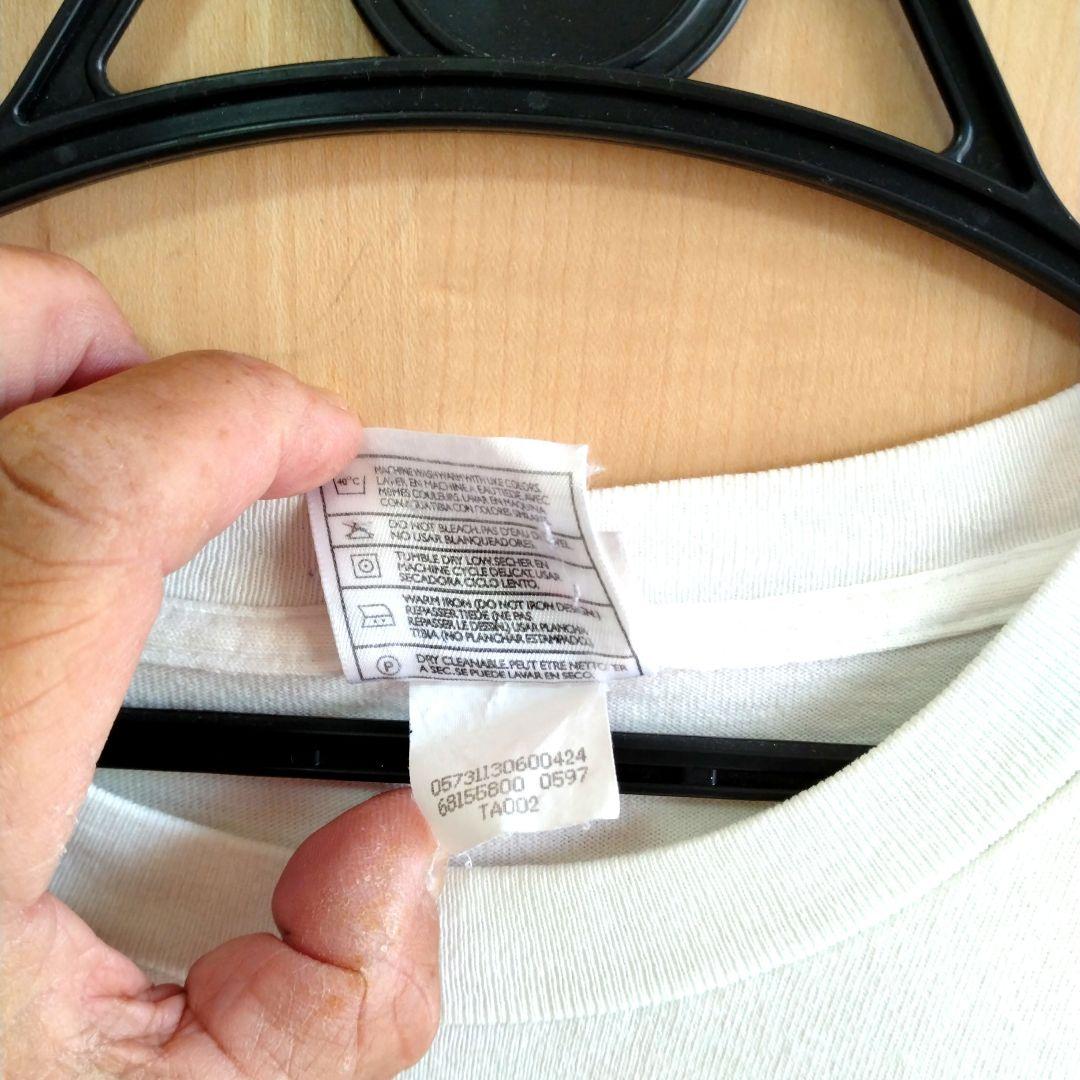 ナイキアンドレ・アガシ90sビンテージ ホワイト TシャツMadein USA