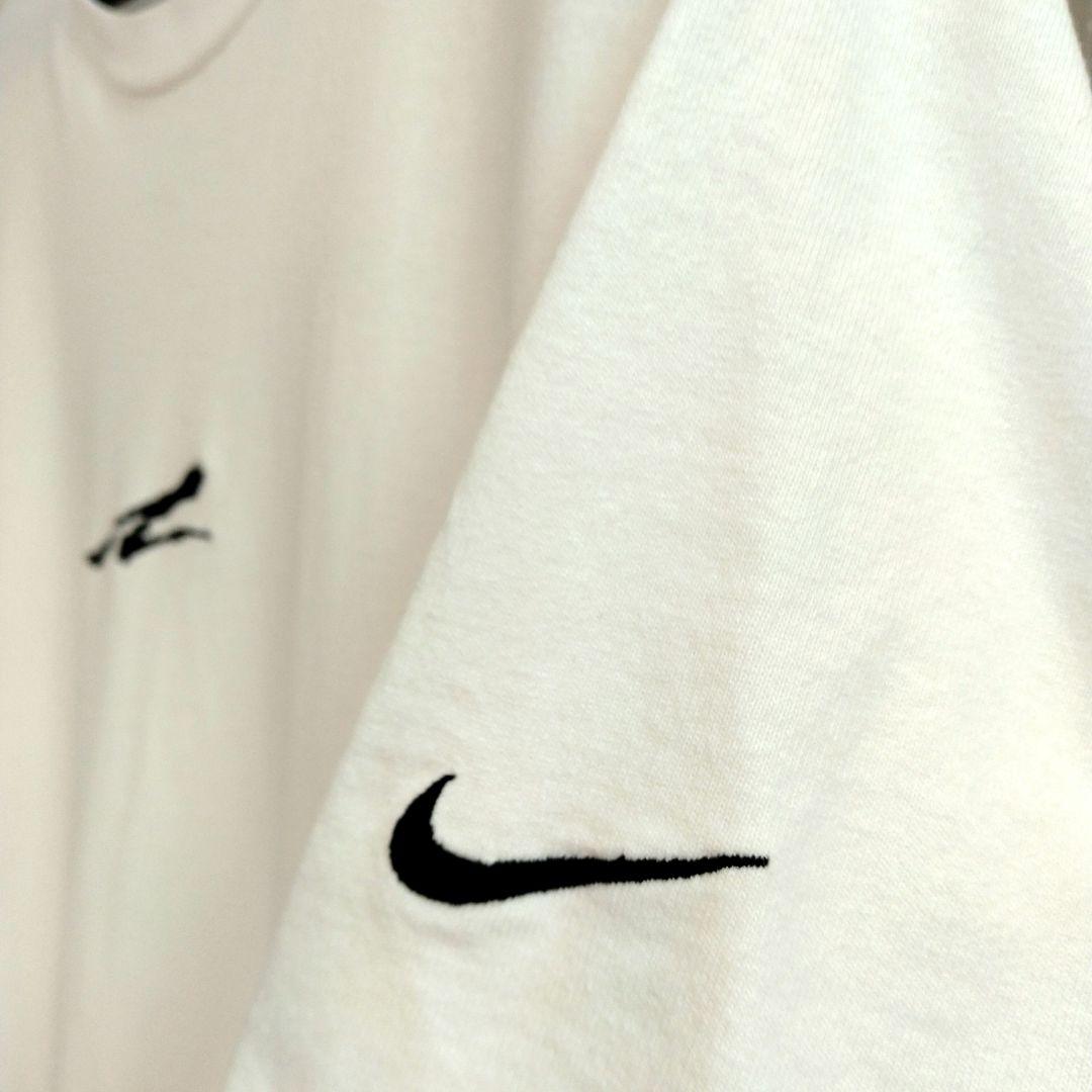 ナイキアンドレ・アガシ90sビンテージ ホワイト TシャツMadein USA