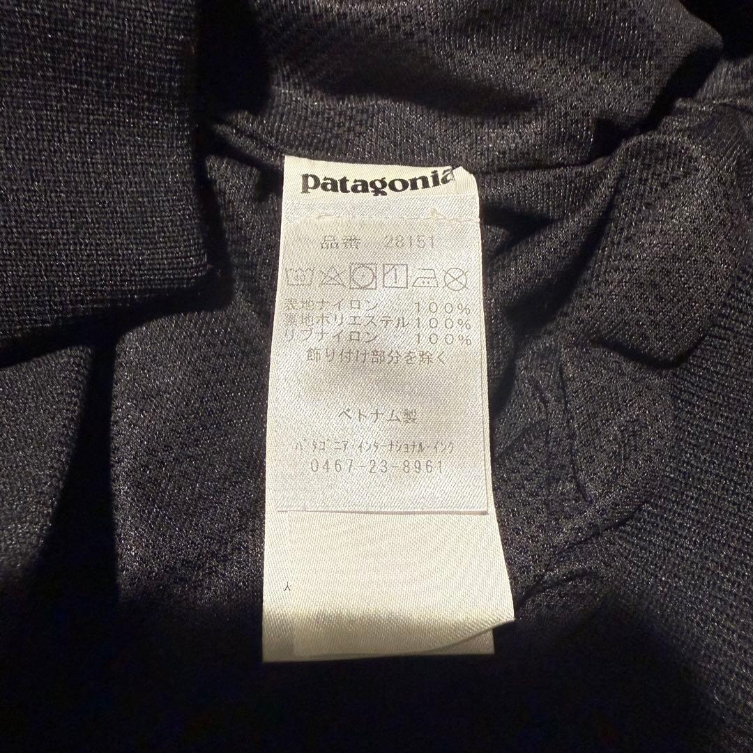 patagonia バギーズジャケット　メンズxs ダークグレー　ブラック