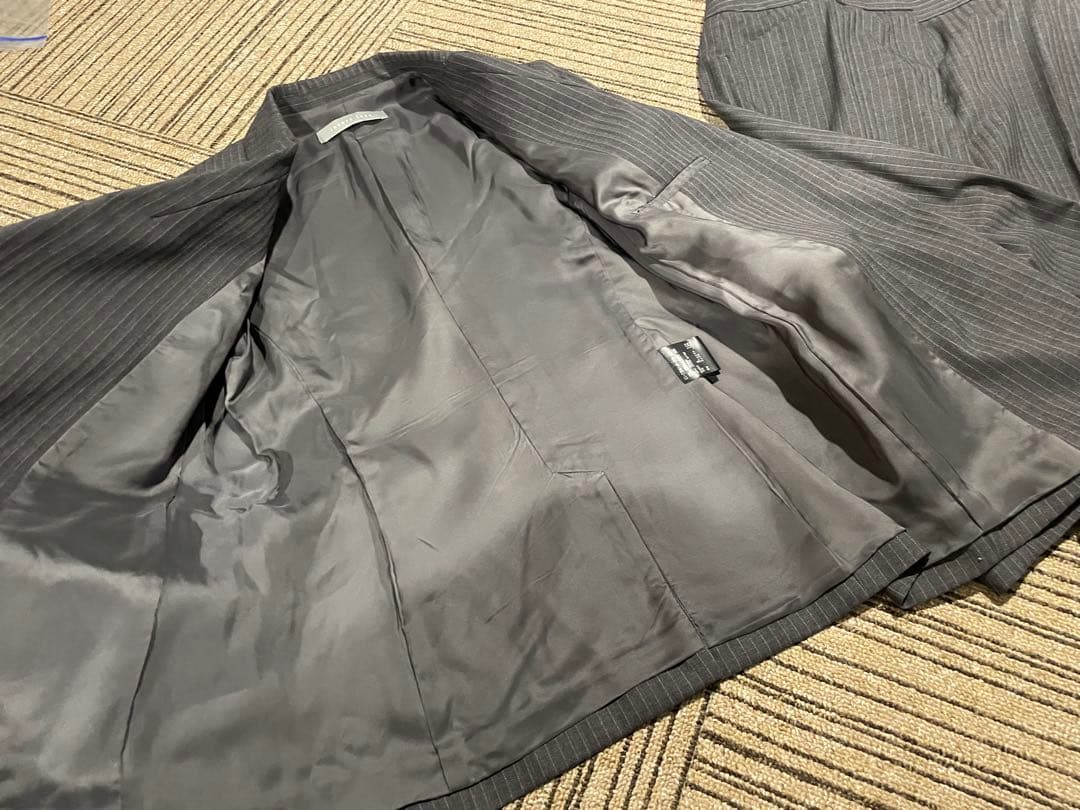 セオリーリュクス ストライプ パンツスーツ38 中古美品