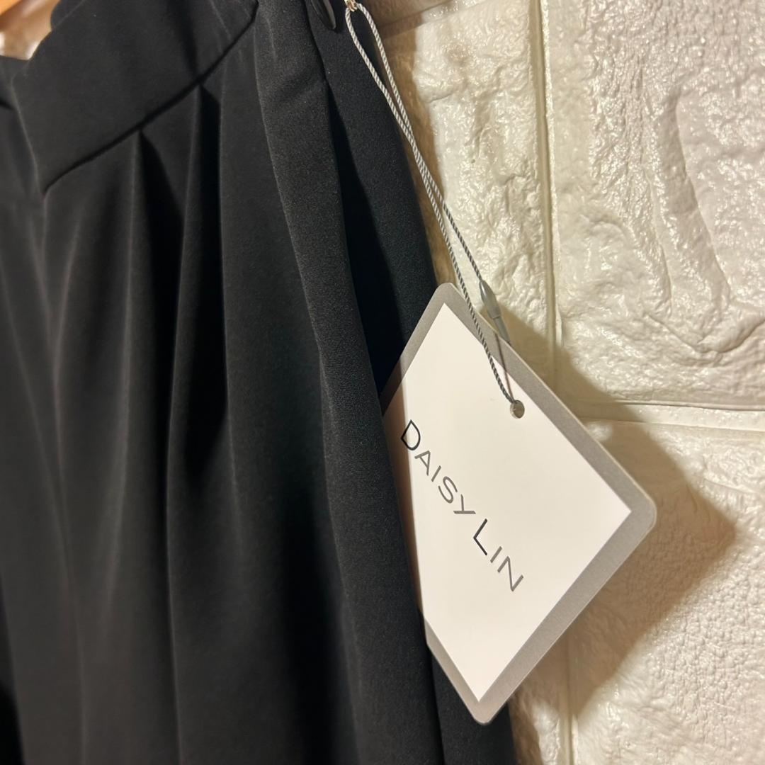 タグ付き新品✨DAISY LIN ワイドパンツ L ガウチョ 黒 デイジーリン
