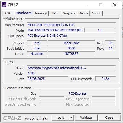 【もん】MSI MAG B660M MORTAR WIFI DDR4