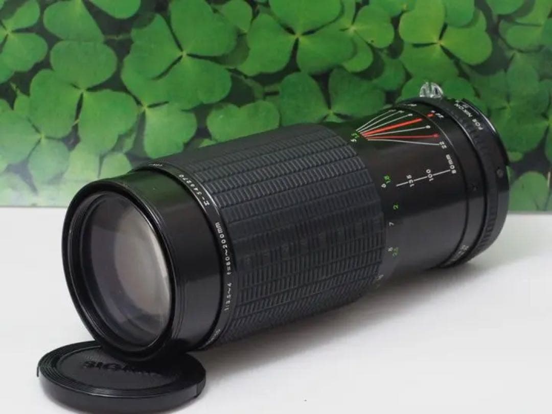 【美品】シグマZOOM LENS 80-200mm ⭐️オールドな望遠レンズ⭐️