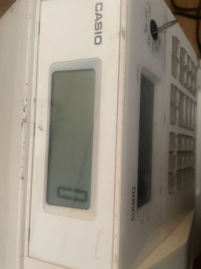 CASIO SE-12 ホワイト デジタルレジスター