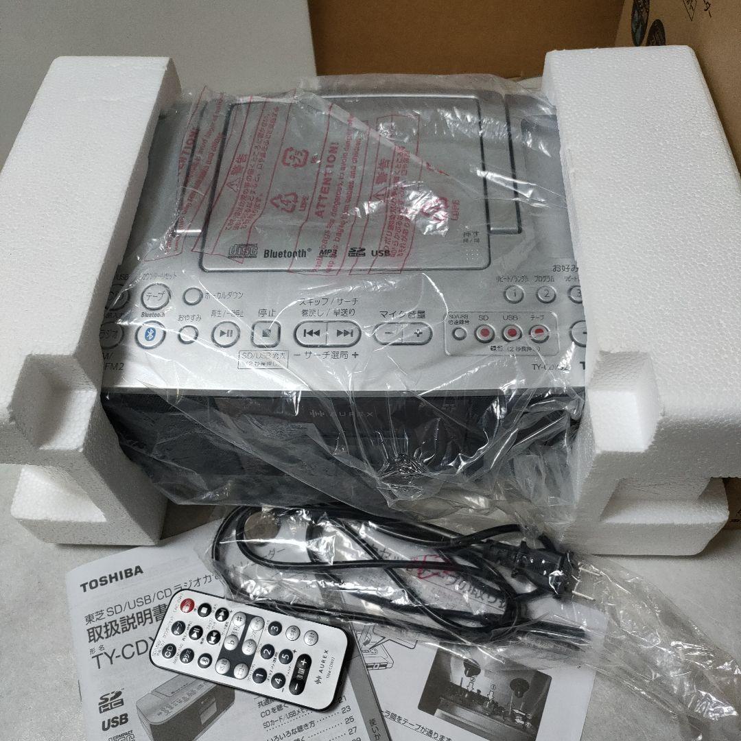 美品　 TOSHIBA TY-CDX92 Bluetooth　CD ラジカセ