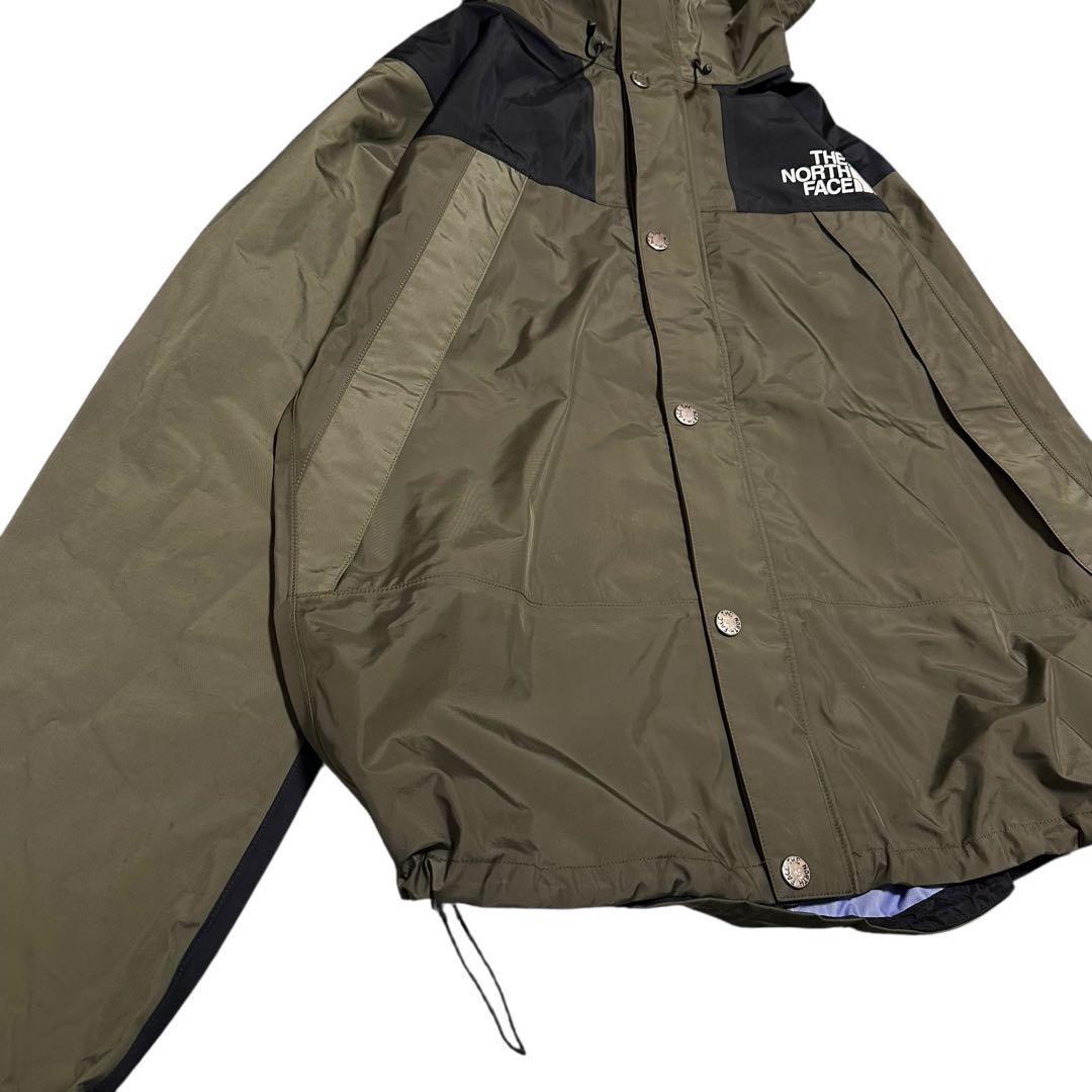ノースフェイス　マウンテンレインテックスジャケット　ゴアテックス　カーキー　XL
