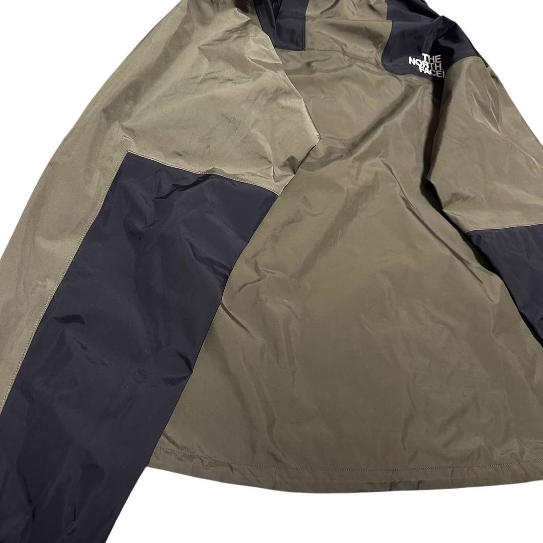 ノースフェイス　マウンテンレインテックスジャケット　ゴアテックス　カーキー　XL