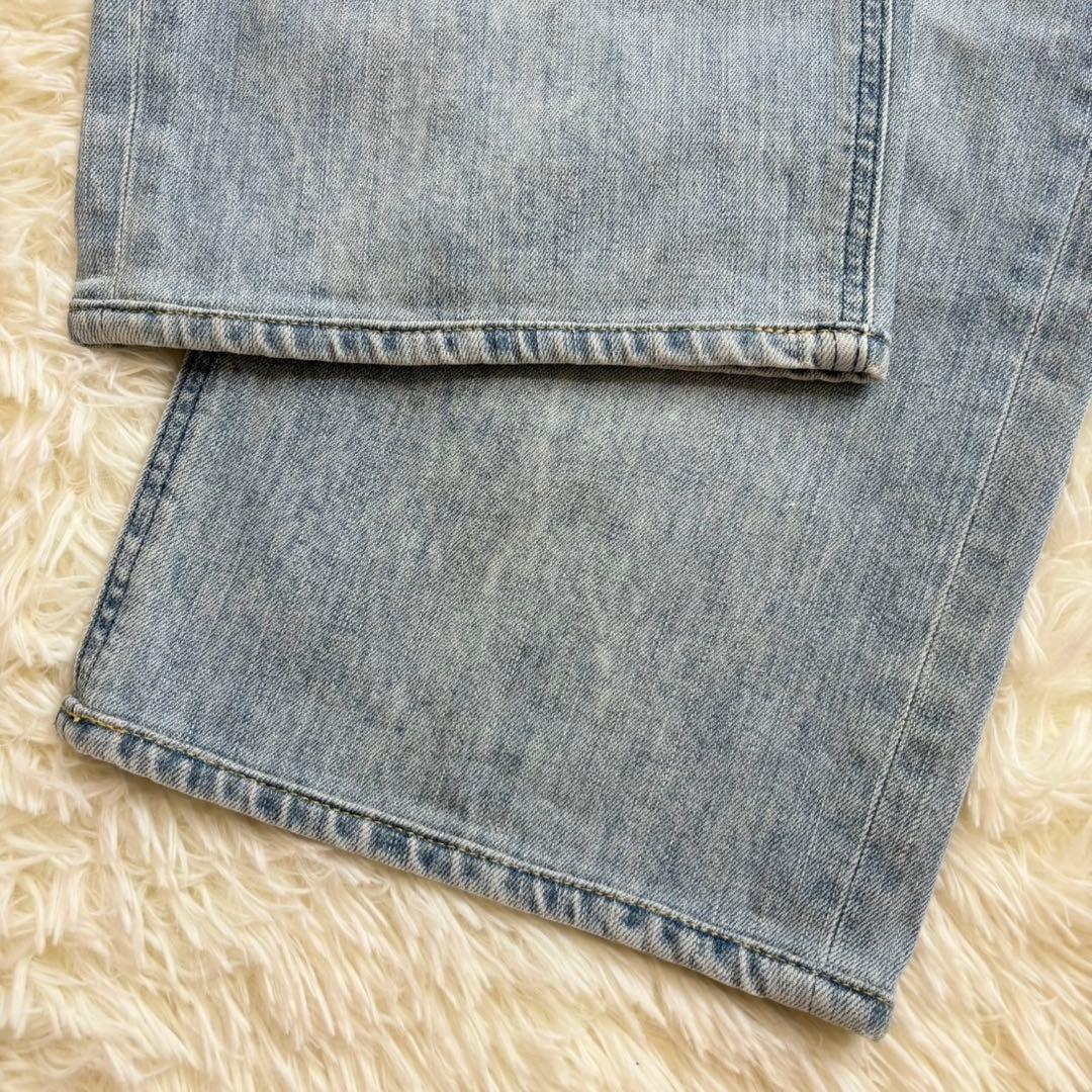 大人気 YANUK ヤヌーク JOAN ルーズストレートデニム ストレッチ