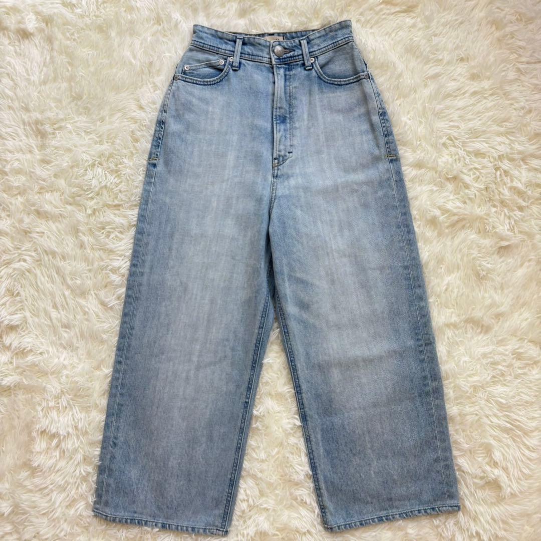 大人気 YANUK ヤヌーク JOAN ルーズストレートデニム ストレッチ