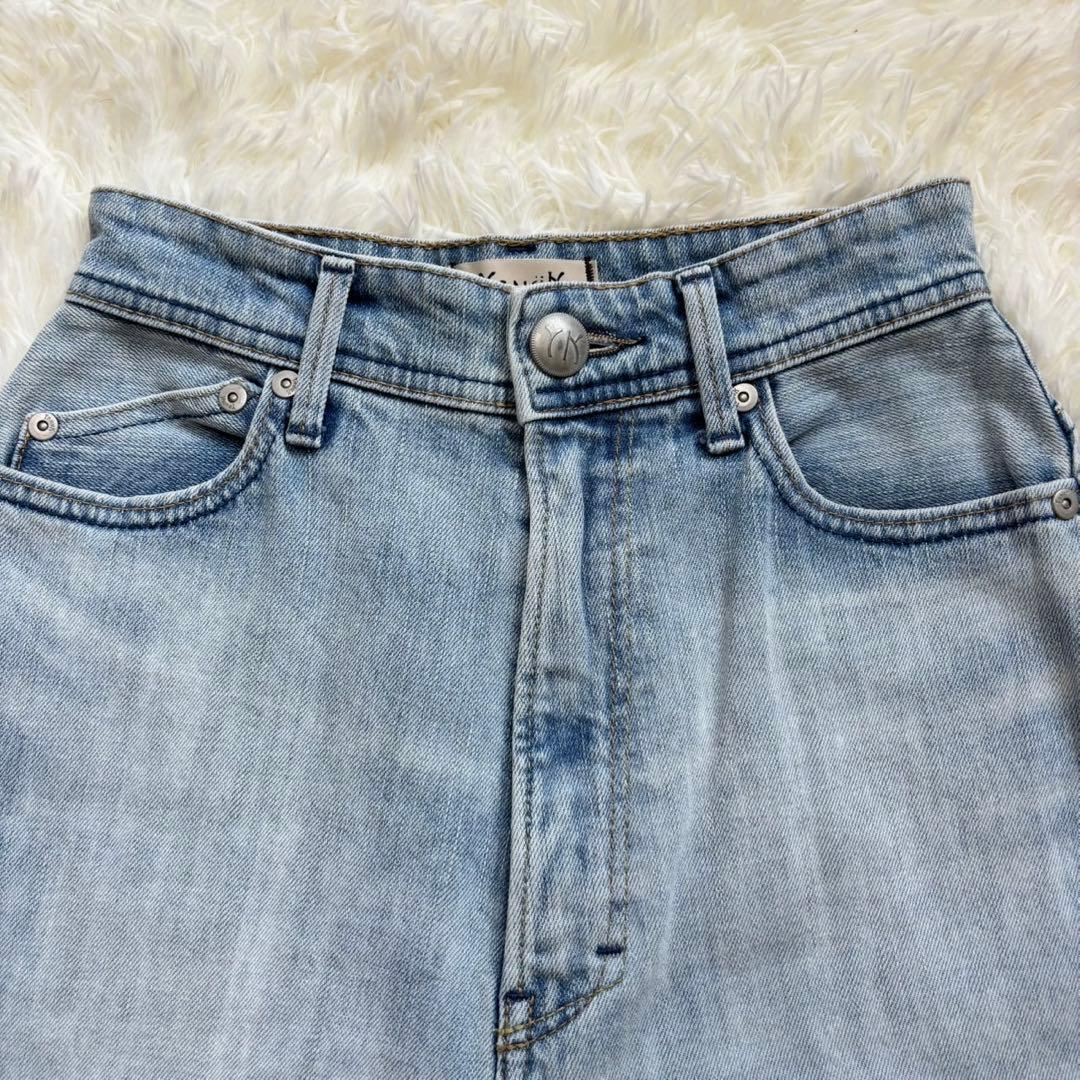 大人気 YANUK ヤヌーク JOAN ルーズストレートデニム ストレッチ