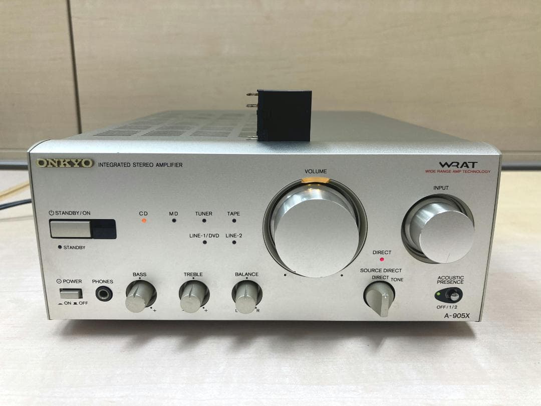 ★整備済み★ONKYO　A-905X　SPリレー交換済み　動作良好　上美品③