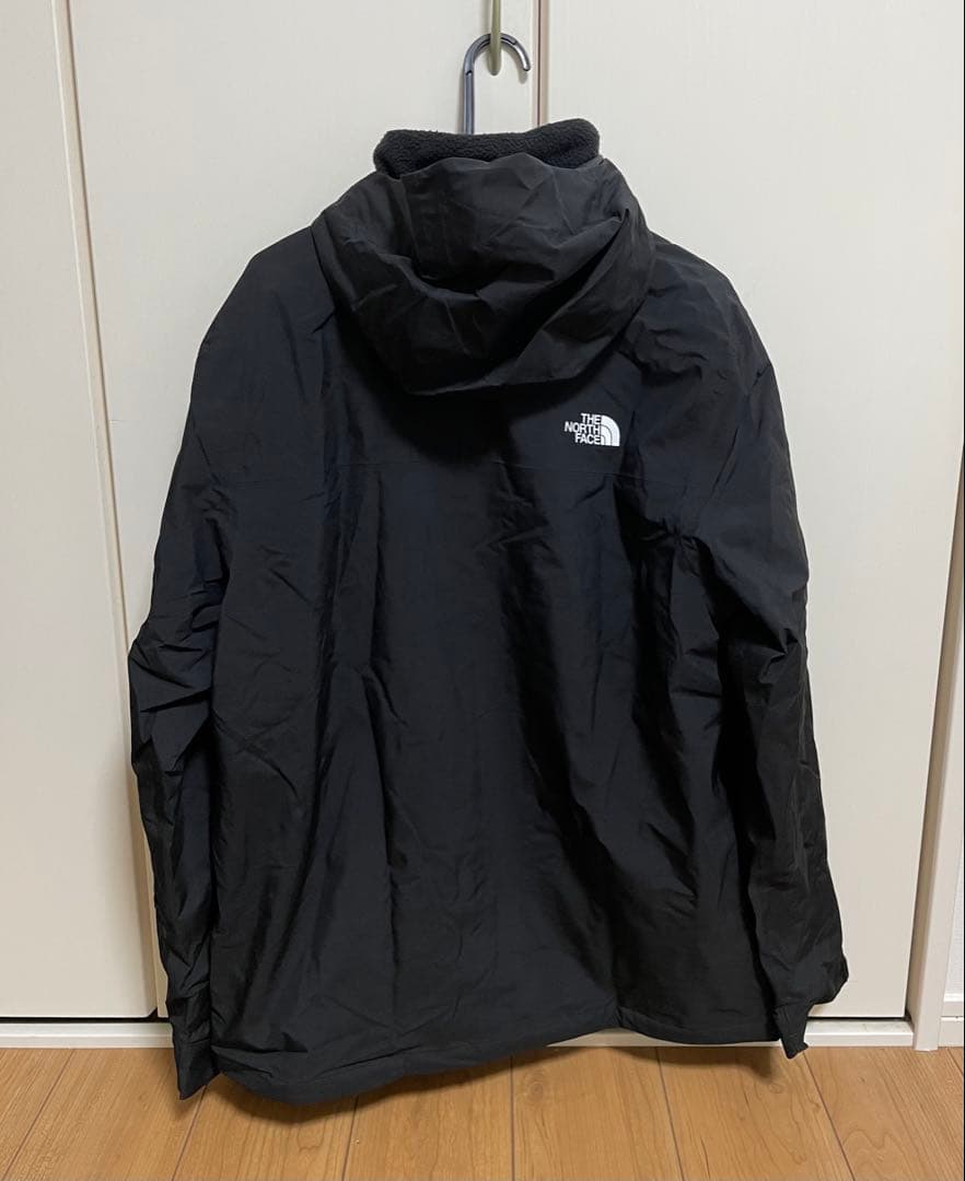新品 ノースフェイス 3way マウンテンパーカー×フリース メンズL XL 黒