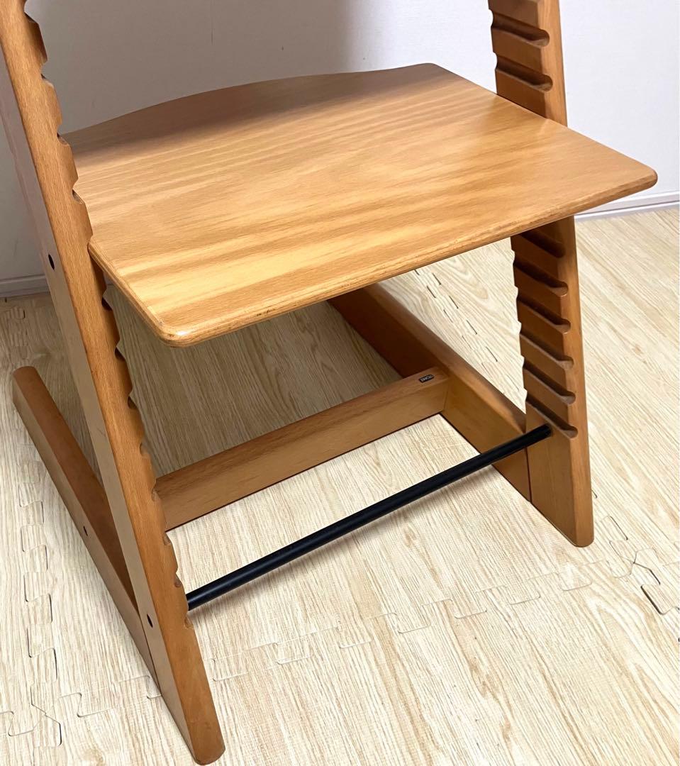 送料無料 ベビーガード付き ベビーチェア ストッケ トリップトラップ ナチュラル